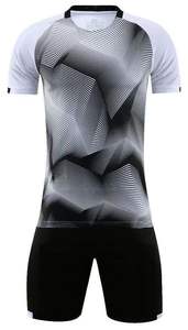 Maillots de football personnalisés de haute qualité pour hommes adultes, ensemble de tenues de football, service OEM, sublimation, séchage rapide, matériau personnalisé - Product Image 5