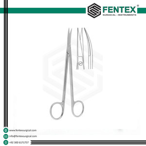 Kelly 16 cm-6 1/4/Tijeras de disección de corona de vendaje Tijera de operación curva con diamante Coral Piedra principal Aniversarios - Product Image 2