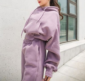 Ropa de moda cálida oferta de invierno descuento especial sudor mujeres gran oferta europea Yoga Fitness pantalones traje deportes correr chándal - Product Image 2