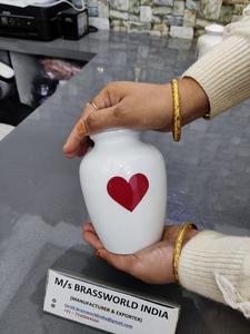 Urna de cremación de aluminio Pet pintada a mano, urna de cremación de marca para cenizas de mascotas - Product Image 3