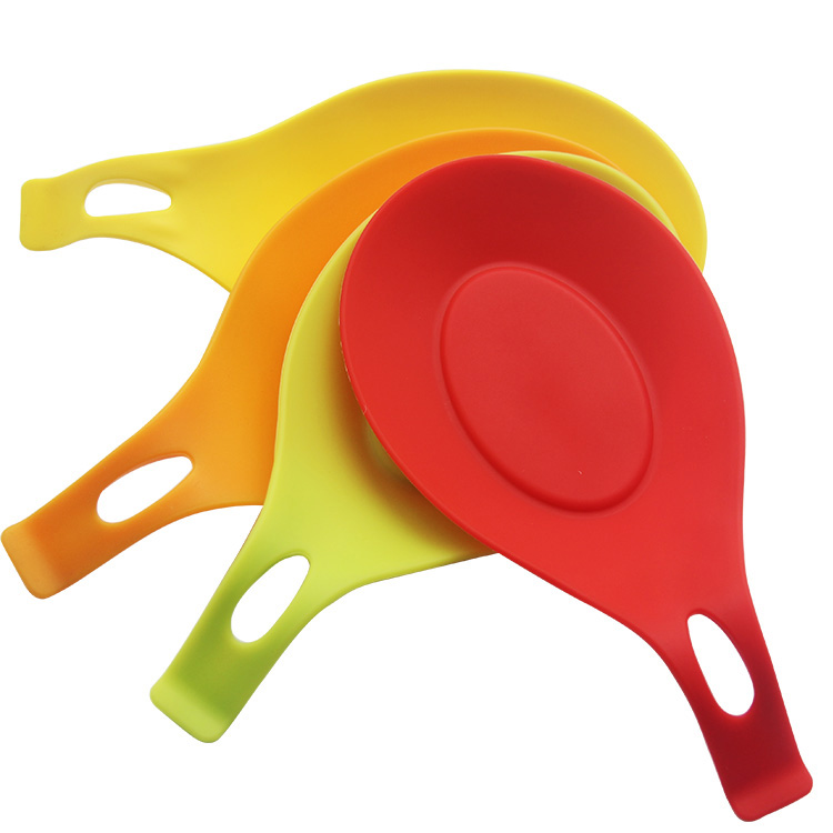 Кухонный антипригарный силиконовый держатель для ложки, одобренный CE