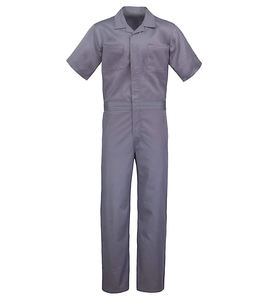 Mono de mezcla de manga corta de algodón personalizado Trajes de trabajadores de la construcción con múltiples bolsillos - Product Image 2