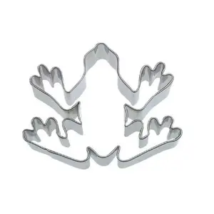 New Arrivals Wholesale Biscuits Cutter Metal Stainless Steel Grog Cookie Cutter Set handmade Christmas tools Bake ware