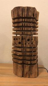 맞춤형 유목 나무 테이블 빈티지 장식 램프 랜턴 - Product Image 6