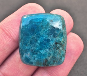 Apatite Cabochon A+ Top Grade Flashy Blue Apatite Loose Gemstone Cabochon Handmade Crystal Cabochon Tumbled Lot Crystal Tumble - Product Image 4