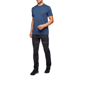 Pantalones cortos de nailon con cremallera para hombre, ropa de calle resistente al agua, pantalones vaqueros negros para correr - Product Image 1