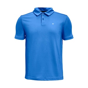 Vente en gros de polo 100% coton pour hommes, vêtements quotidiens à manches courtes de marque personnalisée, tissu tricoté à la mode, style uni - Product Image 5