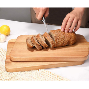 Planche à découper ronde écologique en bois de manguier avec poignée pour le service de pizza de cuisine et les blocs à découper la viande - Product Image 6