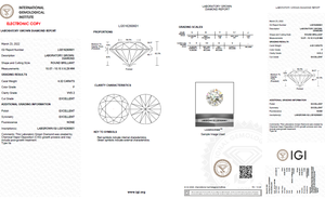 Diamants ronds brillants de 0,10 ct à 5 ct, cultivés en laboratoire, certifiés IGI, diamants en vrac, clarté VVS, couleur DEF, pour la fabrication de bijoux - Product Image 4