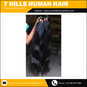 Cheveux humains indiens vierges Remy non traités pour tresses - Product Image 5