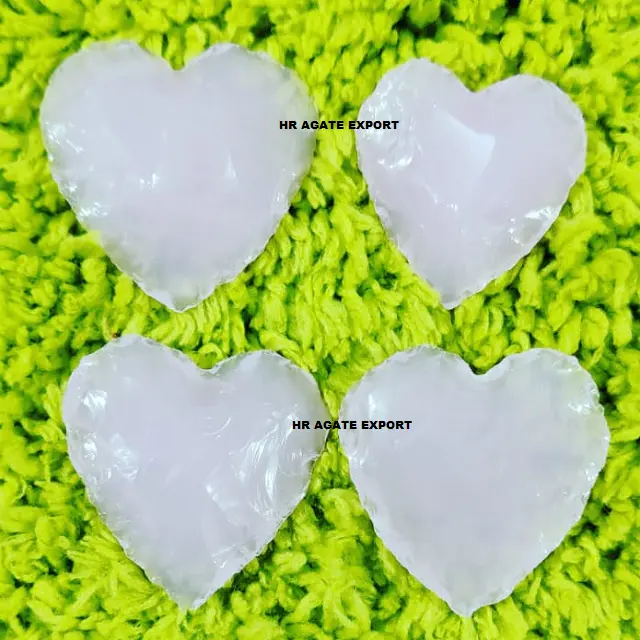 Natural Crystal Gemstone Rose Quartz Heart Shape Arrowheads Agate Crystal Bulk Quartz Arrowheads