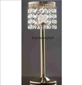 Nouveau design – Support de bougie en métal et cristal Kayna Export, modèle artisanal KY-25029 – Article décoratif élégant pour Pâques et autres occasions - Product Image 1