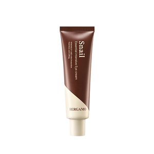 BERGAMO SNAIL ESSENTIAL INTENSIVE EYE CREAM 100G หลอด Made In Korea Wrinkle Care Luxury Personal Care Anti Aging ความโหดร้ายฟรี - Product Image 2