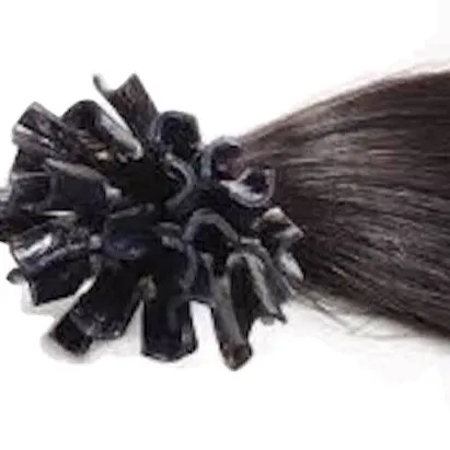 オリエンタルヘア10AグレードケラチンUチップ人毛エクステンション、インドの生のバージンキューティクル整列人毛