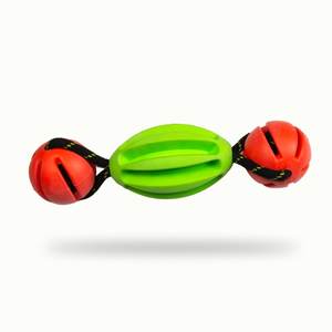 Juguete masticable para perros, juguete de goma Natural, tres bolas, gran oferta - Product Image 2