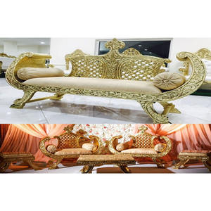 Conjunto de muebles de escenario de boda de diseño moderno, conjunto de muebles de boda FijiAsian de lujo con estilo, escenario de recepción de boda real de Canadá - Product Image 1