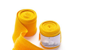 Vendajes elásticos con logotipo personalizado de calidad profesional, etiquetas personalizadas, vendaje de boxeo de nailon con guantes de calidad - Product Image 2