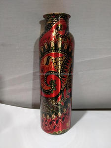 PURE COPPER ETHNIC PRINTED ETHNIC PRINTED COPPER <b>BOTTLE</b> - Product Image 4