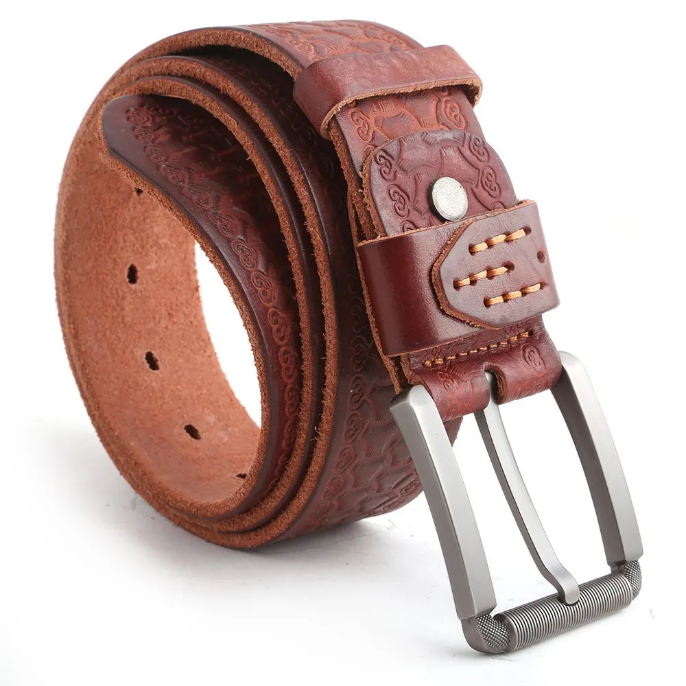 2021 Best Quality Male Strap Men's Leather Belt Men Fashion Belts Leather Wear Custom Size Customized ASI-LB-0011 20 Pcs Steel