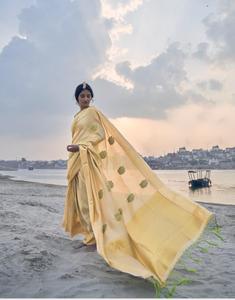 Abito da cerimonia nuziale stile Banarasi in seta con Design per donna a prezzo all'ingrosso <span class=keywords><strong>bazar</strong></span> - Product Image 2