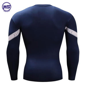 Chemises américaines de Fitness et de musculation pour hommes, vêtements à Compression, imprimé en 3D, longues manches, protection Rash, nouveau - Product Image 3
