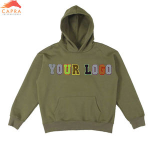 Sweat à capuche coloré pour hommes, matière Chenille, taille surdimensionnée, épais, hiver, personnalisé, broderie de haute qualité, - Product Image 5