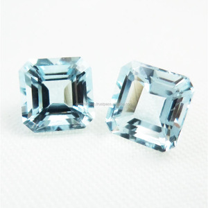 Piedra Natural de Aguamarina de Santa María, corte facetado, forma de mezcla, DIY suelta para hacer joyas piedra preciosa, piedra de Aguamarina semipreciosa - Product Image 1