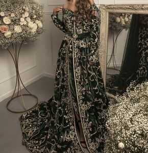 --- DESIGN--OF-STYLISH--NEW-BRIDAL---CAFTAN-Robe avec BELLE-Embellie travail-POUR-FÊTE-USURE et De Mariage-2021... - Product Image 1
