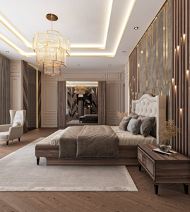 Hôtel moderne de luxe 5 étoiles sur mesure meubles de chambre à coucher ensemble de meubles d'hôtel - Product Image 3