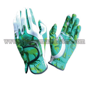 Motifs imprimés Taille unique Gant de golf en cuir imprimé Combinaison de tissu en maille - Product Image 1