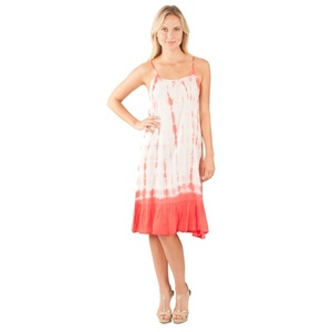 ชุดเดรสฤดูร้อนลายบาติกย้อมสีแบบผูกปม ผ้าเรยอน คอลเลคชั่นฤดูร้อนสุดชิคสำหรับผู้หญิง - Product Image 2