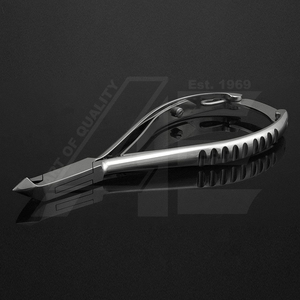 Recortador de cutículas de acero inoxidable de lujo de 4,5 \ "con bloqueo trasero de seguridad herramienta de cuidado de uñas para manicura pedicura caja de embalaje - Product Image 6