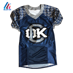 Maillot de football américain entièrement sublimé, nom d'équipe personnalisé, haute qualité, unisexe, coton, manches longues - Product Image 1
