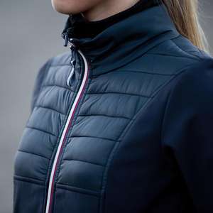 Chaqueta híbrida Softshell para mujer personalizada y al por mayor de alta calidad de Shemax 2023 - Product Image 4