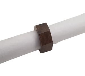 Anillos de servilleta hechos a mano de madera respetuosos con el medio ambiente al por mayor Decoración de mesa de boda ligera con accesorios de alambre y correas - Product Image 6