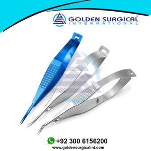 กรรไกรผ่าตัดโลหะไทเทเนียมจักษุกรรไกรผ่าตัดขนาดเล็ก8.5cm เครื่องมือผ่าตัดแบบวีนัสเครื่องมือทดลองสัตว์ขายส่งราคาถูก - Product Image 2