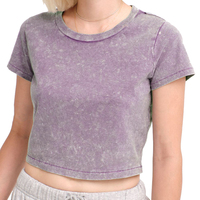Kaos Wanita Pendek Bergaya Tie Dye Klasik, Lengan Pendek, Bahan Spandex Ramah Lingkungan, Sablon Sutra, Warna Pink Kasual