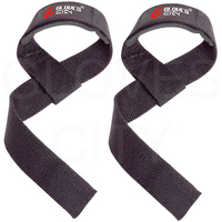 Correas de Levantamiento de Pesas de Algodón Resistentes Personalizadas con Agarre de Goma para Entrenamiento en Gimnasio y Levantamiento de Pesas, Protección Profesional Antideslizante