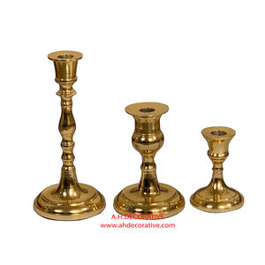 Gold Plated Aluminum T <b>Light</b> Candle Holder <b>Pillar</b> for Wedding Party Christmas Lighting Decoration Eco-Friendly Handmade Home - Product Image 3