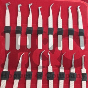 ใหม่แหนบต่อขนตาแหนบขนตาสำหรับการต่อขนตาโลโก้อย่างยั่งยืนสแตนเลสขนตาขนมิงค์ - Product Image 4