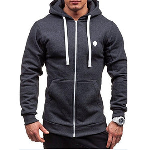 Mens cotton blended fleece sports pull over hoodie - Product Image 3