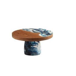 Abri blanc en résine de bonne qualité, support à Dessert simple niveau, plateau à gâteaux pour fêtes anniversaire - Product Image 2