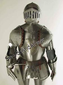 Medieval <b>Full</b> <b>Suit</b> of Armor Reenactment Collectibles <b>Full</b> <b>Body</b> <b>Suit</b> 6 Feet <b>Full</b> Armor With Stand - Product Image 4