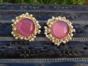 WEDDING AND PARTY WEAR DESIGNER STONE EARING - Product Image 4