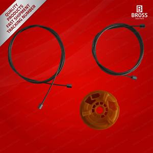 Juego de reparación de regulador de ventanilla eléctrica BWR5338 delantero derecho para 207 WA WC WK SW 2006 2015 5 puertas 9222W9 Bross Auto Parts - Product Image 4