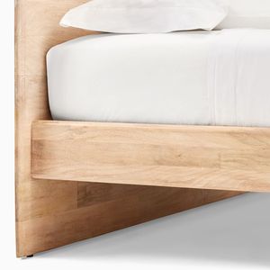 ขายส่งที่นิยมที่ทันสมัยไม้เนื้อแข็งเตียงไม้ที่เรียบง่ายเข้าสู่ระบบเฟอร์นิเจอร์ไม้เตียงเดี่ยว - Product Image 6