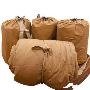 सबसे अधिक आरामदायक गर्म के लिए बेहद ठंडे मध्य पूर्वी बड़ा आकार पानी प्रतिरोधी कपास कैनवास स्लीपिंग बैग राहत सो बैग