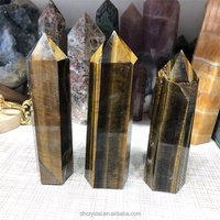 Modyle-yeux de tigre doré naturel à Quartz, gros cristal, de qualité supérieure, gros Points