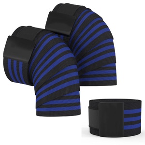 Customized Color Cotton Powerlifting Weightlifting Unisex <b>Knee</b> Wraps - Product Image 2