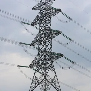 Pol Strom übertragungs leitung Winkel Turm 110kv 132kv 230kv 380kv 400kv 550kv elektrische Geräte Lieferanten liefert